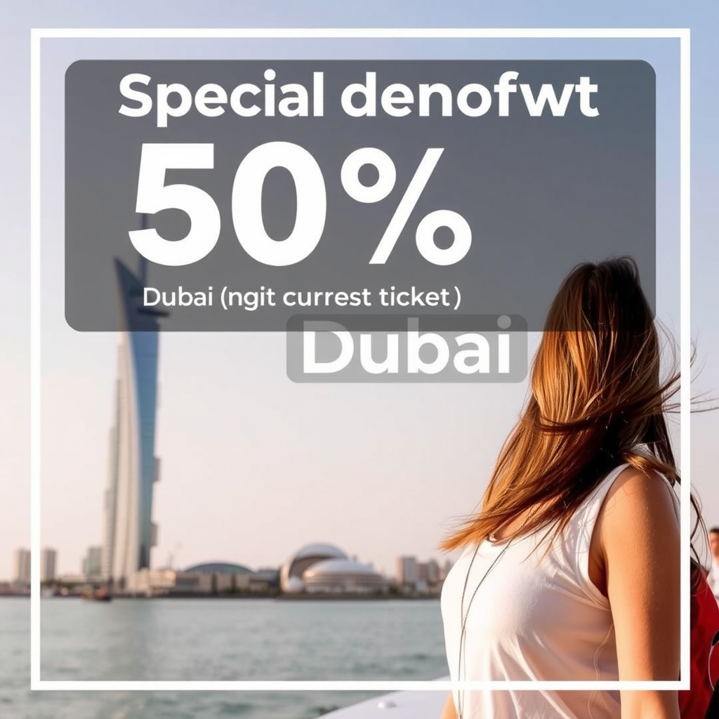 Special 50% discount offer for Dubai family tours and attraction tickets